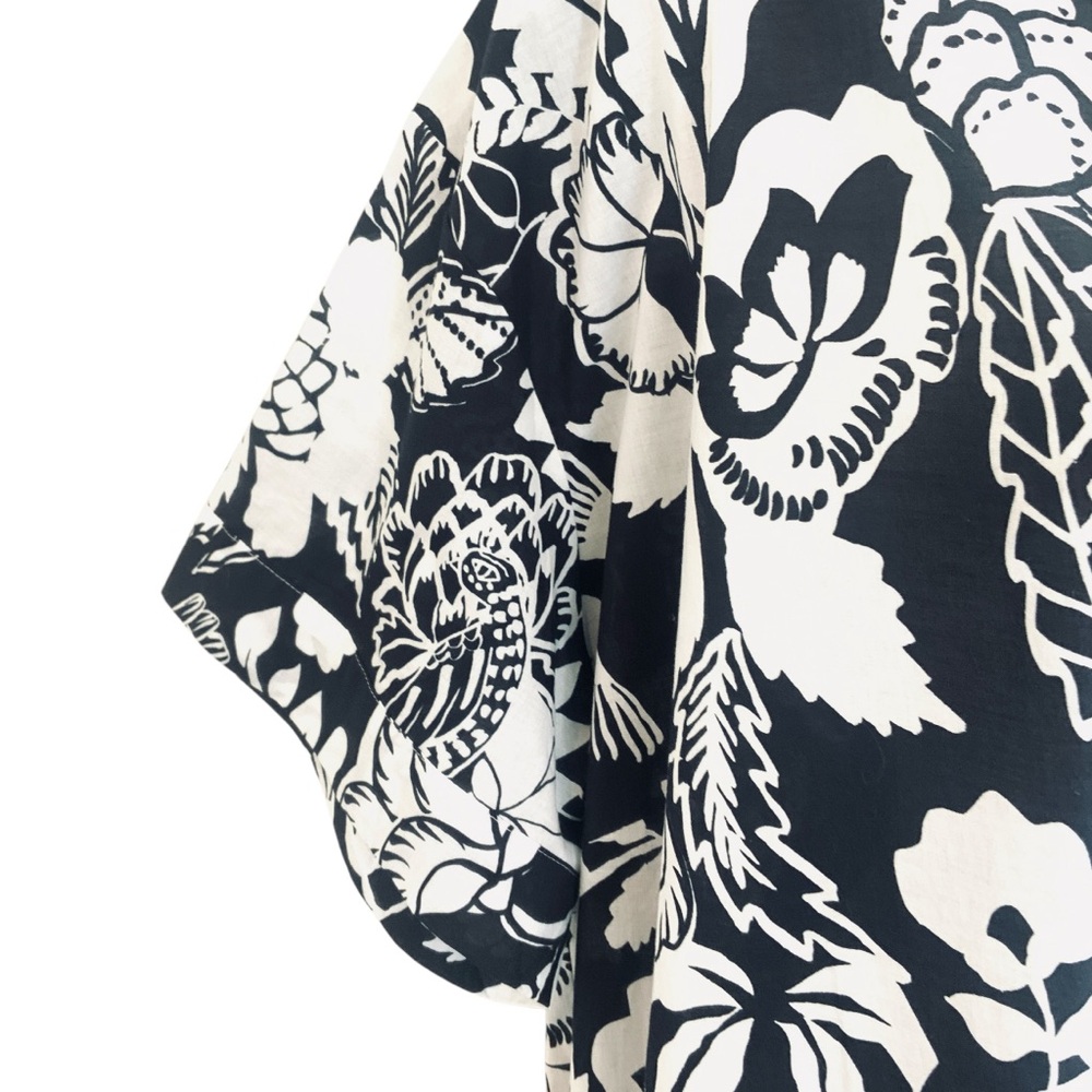 ArTeSÄNDs Amadeus Cantata Forte Black White Print Cotton Dress Size 12-14 NWT - Picture 6 of 15